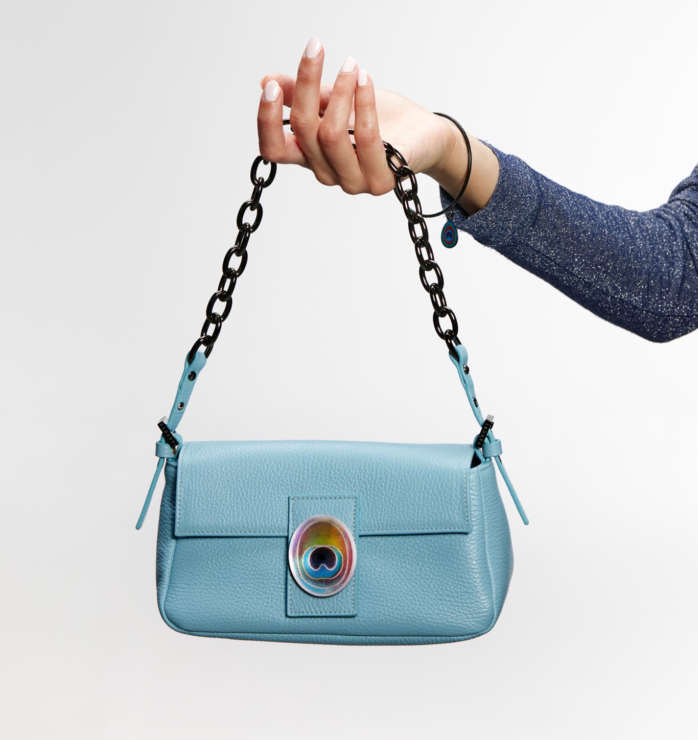 pavoni vaganti babette bag azzurra pmt 4